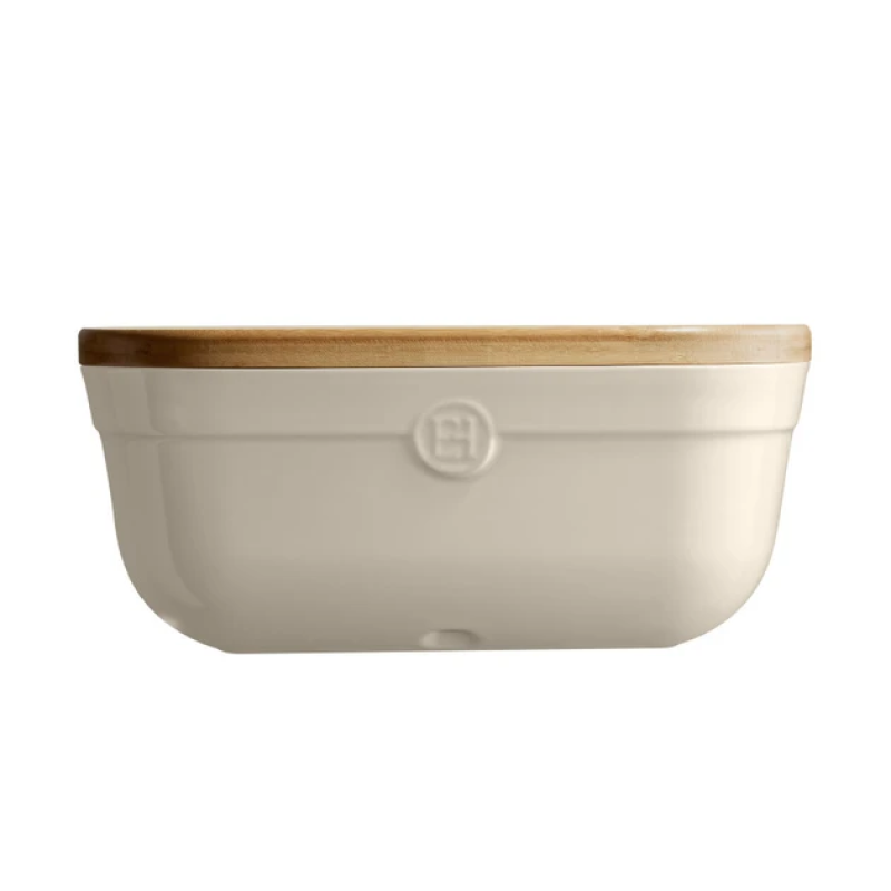 Хлібниця з кришкою-дошкою Emile Henry 35.5x24.8x15.5 см Clay (028750)
