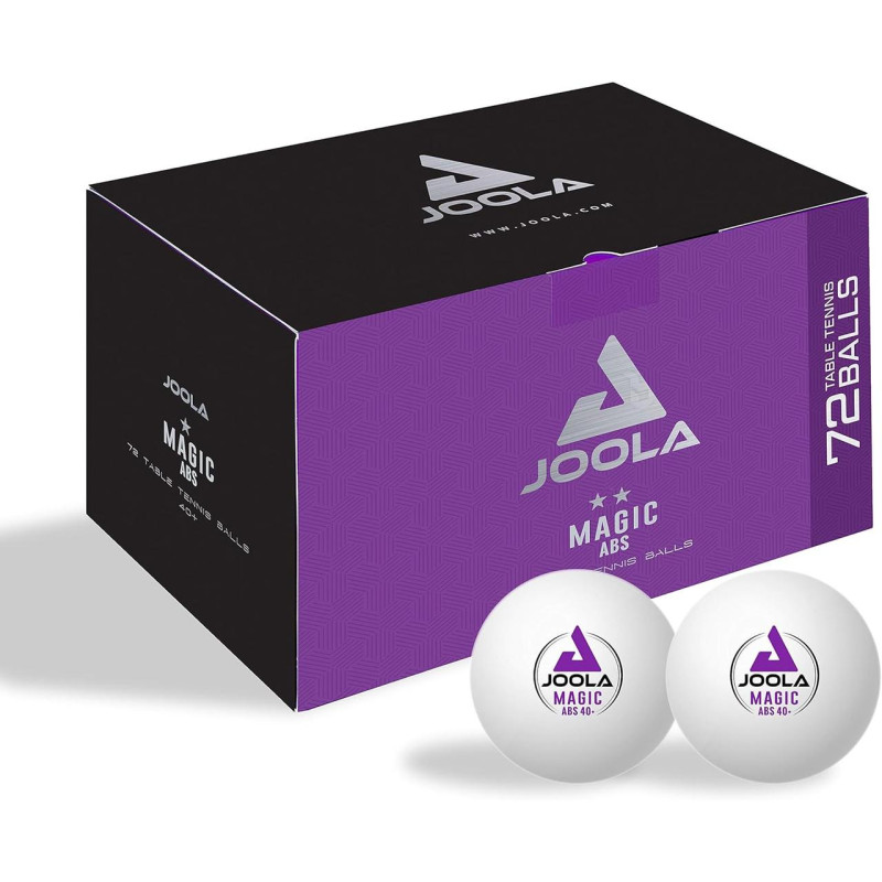 Мячи для настольного тенниса Joola Magic ABS 40+ White 72 шт (44216)