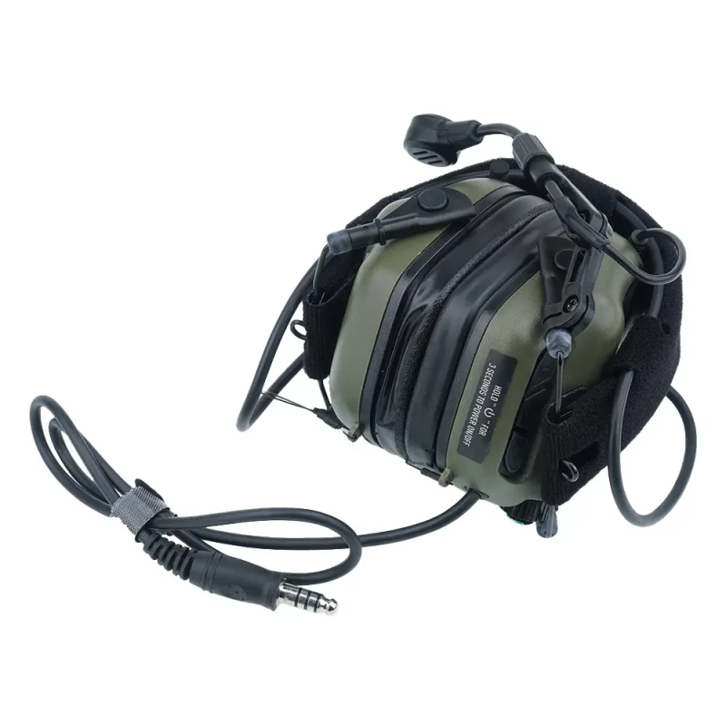 Активні навушники Earmor M32 Green з мікрофоном