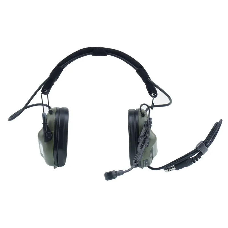 Активні навушники Earmor M32 Green з мікрофоном