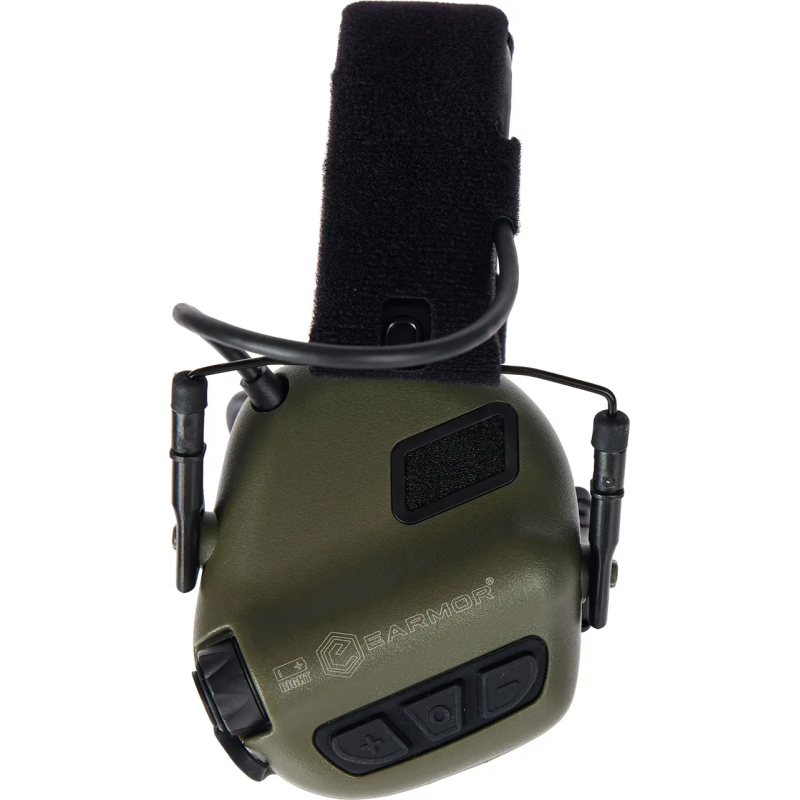 Активні навушники Earmor M31 Plus (з кріпленням ARC Rail) Green