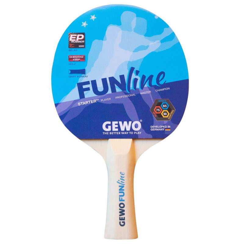 Набор для настольного тенниса Gewo Double-Fun + сетка Flexx (103360000)