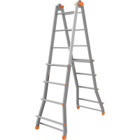 Лестница телескопическая Colombo Pratic 4+4 Steel (PRATIC4+4ACC)