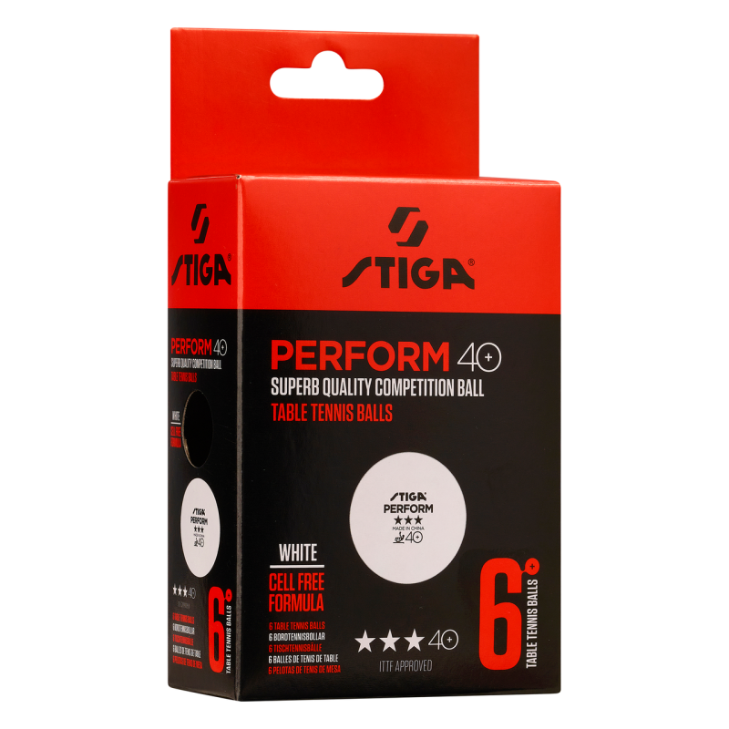 Мячи для настольного тенниса Stiga Perform ABS 6 шт (1113-2110-06)