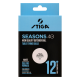 Мячи для настольного тенниса Stiga Seasons, White 12 шт (1110-2810-12)