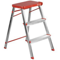 Драбина Rolser Taburete M/3 3 щаблі Rojo (MET3001-1009)