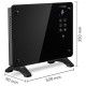 Тепловентилятор керамічний Trotec TFC 220 E 2200W Black (1410000690)