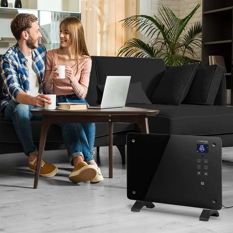 Тепловентилятор керамічний Trotec TFC 220 E 2200W Black (1410000690)