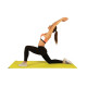 Килимок спортивний Toorx Yoga PVC 173 х 60 х 0,6 см для йоги та фітнесу Viola/Antracite (MAT-177)