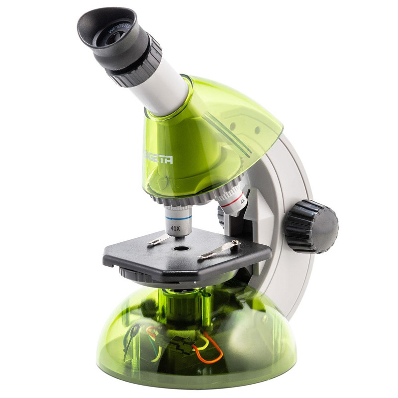 Дитячий мікроскоп SIGETA MIXI 40x-640x GREEN (смартфон-адаптер)