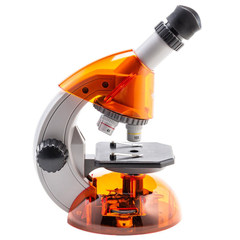 Дитячий мікроскоп SIGETA MIXI 40x-640x ORANGE (смартфон-адаптер)