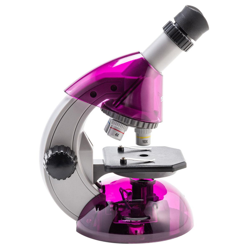 Дитячий мікроскоп SIGETA MIXI 40x-640x PURPLE (смартфон-адаптер)