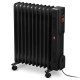 Обігрівач масляний Trotec TRH 25 E 2500W Black (1410000720)