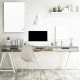 Обігрівач інфрачервоний панельний Trotec TIH 500 S 905x605 mm 580W White (1410003012)