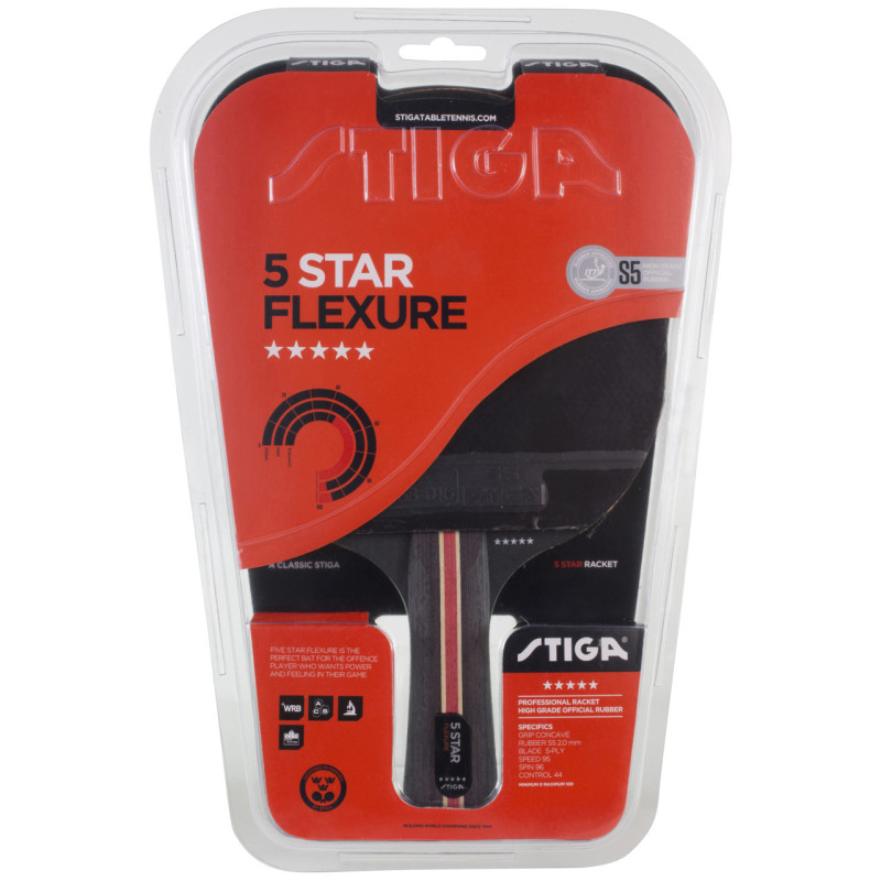 Ракетка для настольного тенниса Stiga Flexure 5 Star FL (1213-0304-35)
