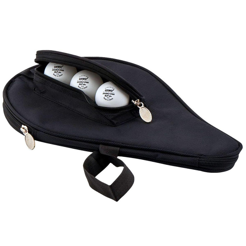 Чехол для ракетки Gewo Round Cover Master с отделением для мячей Black/Blue (89679165)