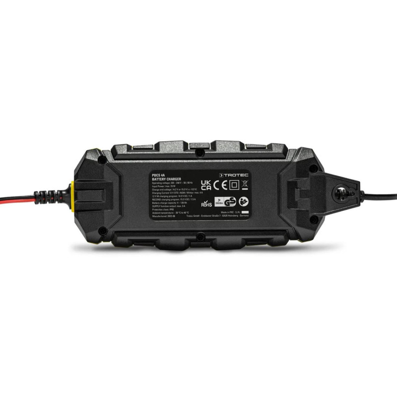 Зарядний пристрій для автомобільного акумулятора Trotec PBCS 4A, 12V, 4-120Ah (4675000005)