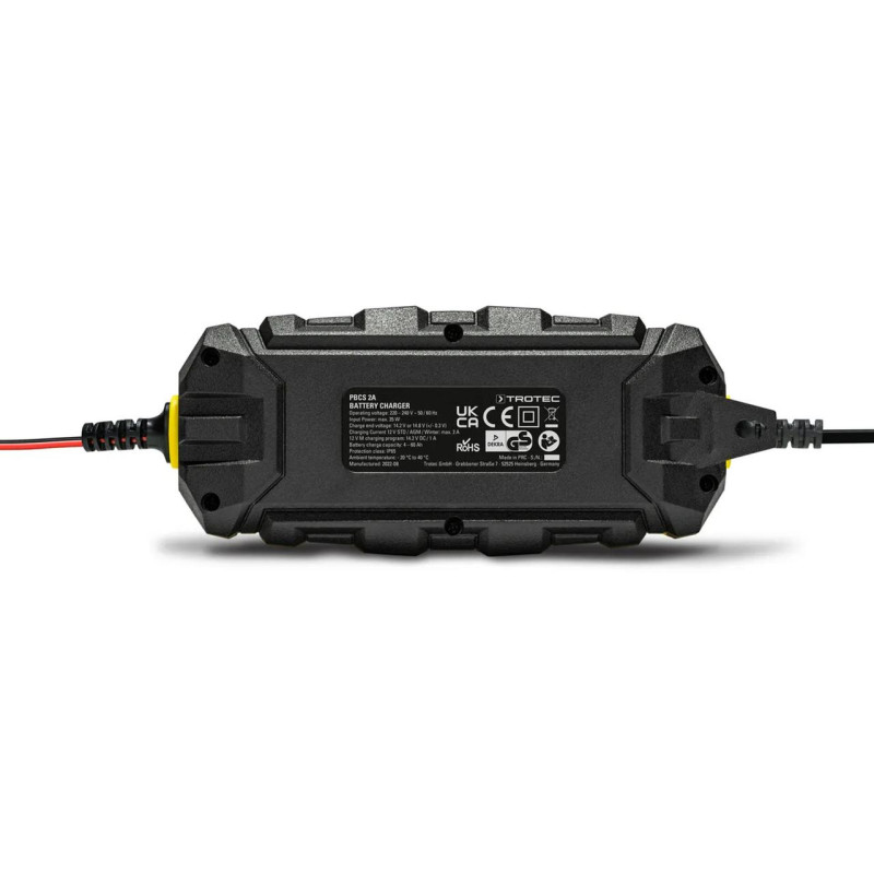 Зарядний пристрій для автомобільного акумулятора Trotec PBCS 2A, 12V, 4-60Ah (4675000001)