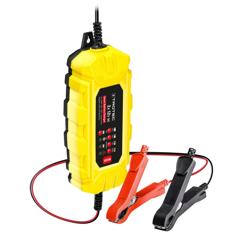 Зарядний пристрій для автомобільного акумулятора Trotec PBCS 2A, 12V, 4-60Ah (4675000001)