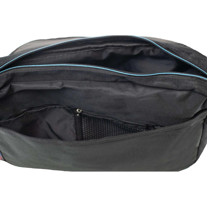 Сумка через плече Semi Line 9 Black/Blue (7156)