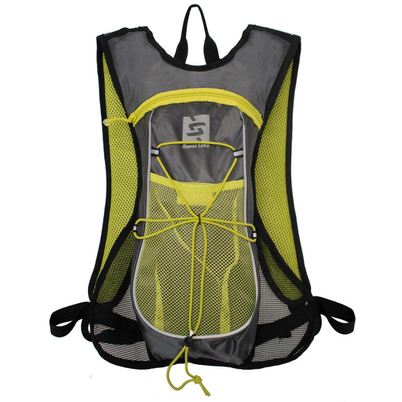 Рюкзак спортивний Semi Line 7 Grey/Yellow (3289)