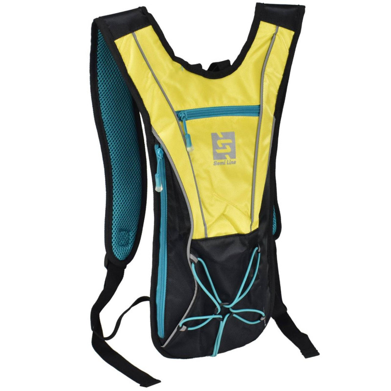 Рюкзак спортивний Semi Line 9 Black/Yellow (3294)