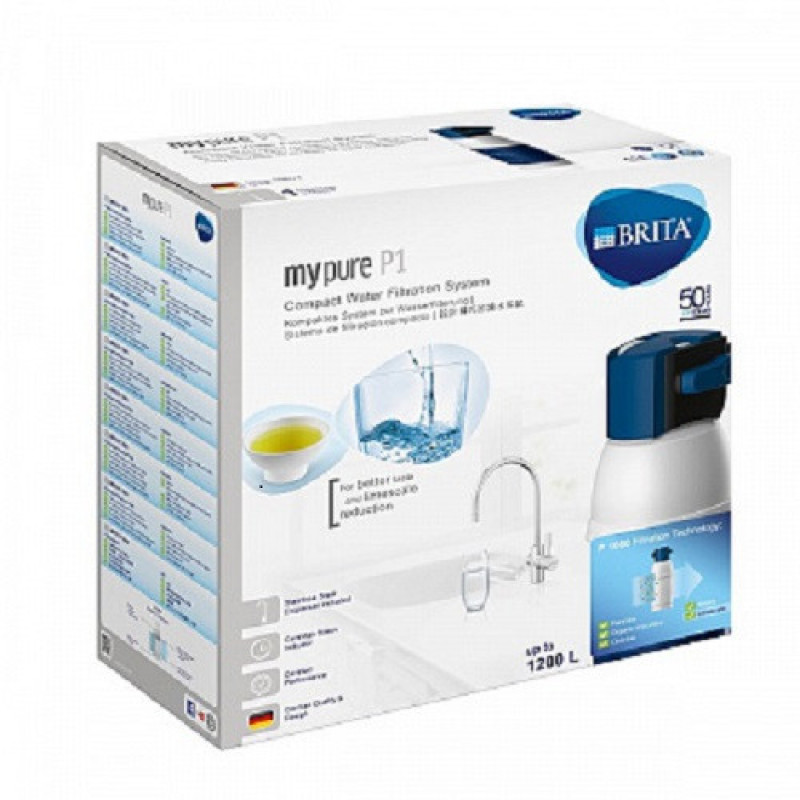 Фільтр проточний Brita My Pure P1 із краном питної води (1025434)