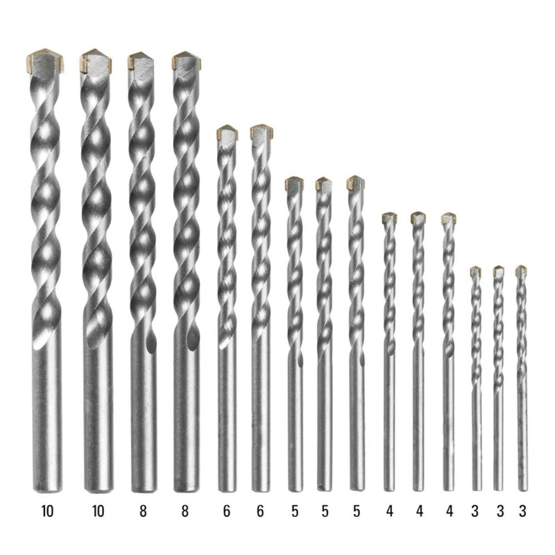 Набір свердел по каменю Trotec 15 pieces Stone Drill Set (6200001151)