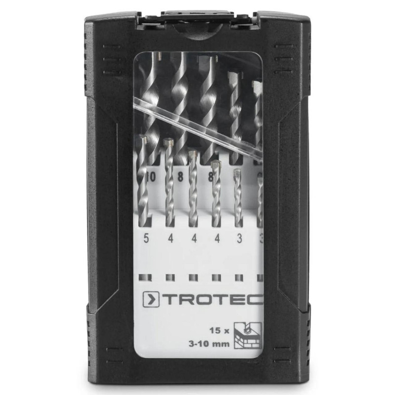 Набір свердел по каменю Trotec 15 pieces Stone Drill Set (6200001151)