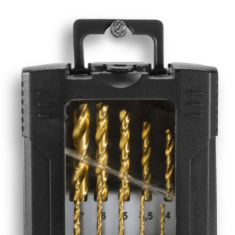 Набір свердел по металу Trotec 15 pieces HSS Metal Drill Set (6200001131)