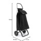 Сумка-тележка Rolser Saquet LN 2 Negro (SAQ055-1023)