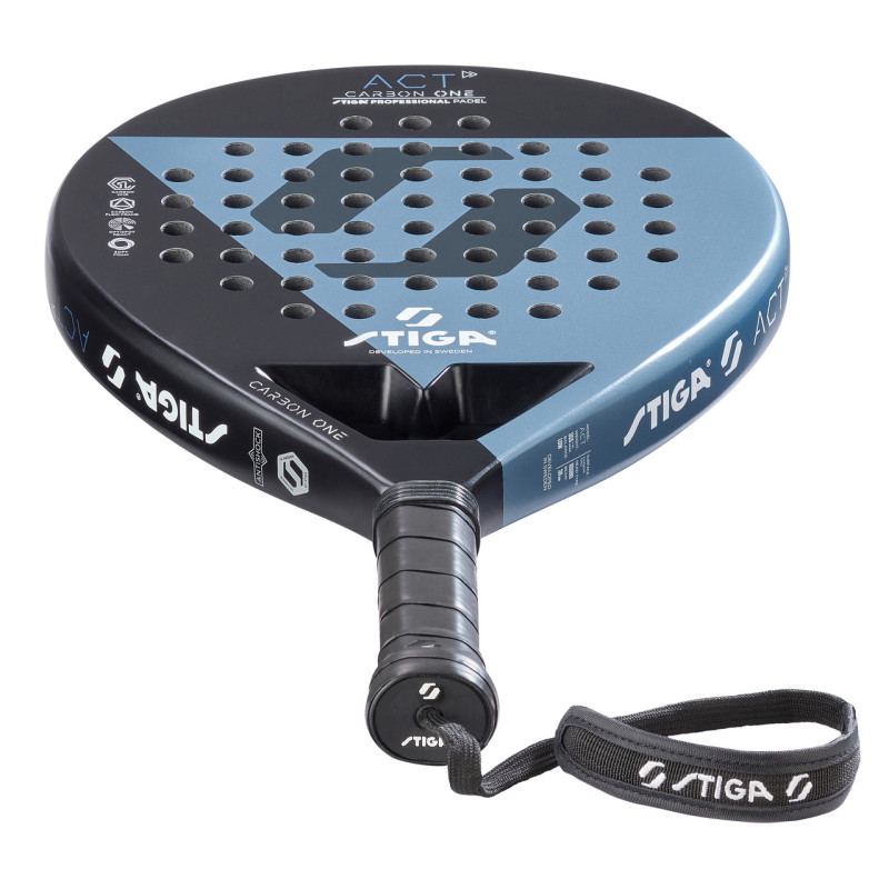 Ракетка для падел тенісу Stiga Racket ACT Black/Blue (2202-0916-01)