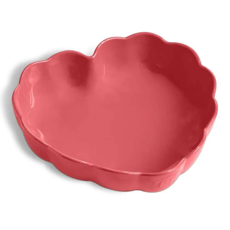 Форма для випічки «Серце» Emile Henry BAKEWARE, 24,5х26,5х6,5 см, рожева карамель (476153)