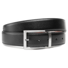 Ремінь чоловічий шкіряний Semi Line Black/Brown (P8231-0 XL)