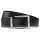 Ремінь чоловічий шкіряний Semi Line Black/Brown (P8232-0 L)