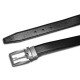 Ремінь чоловічий шкіряний Semi Line Black/Brown (P8232-0 L)
