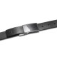 Ремінь чоловічий шкіряний Semi Line Black/Blue (P8234-0 S)