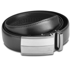 Ремінь чоловічий шкіряний Semi Line Black (P8235-0 L)
