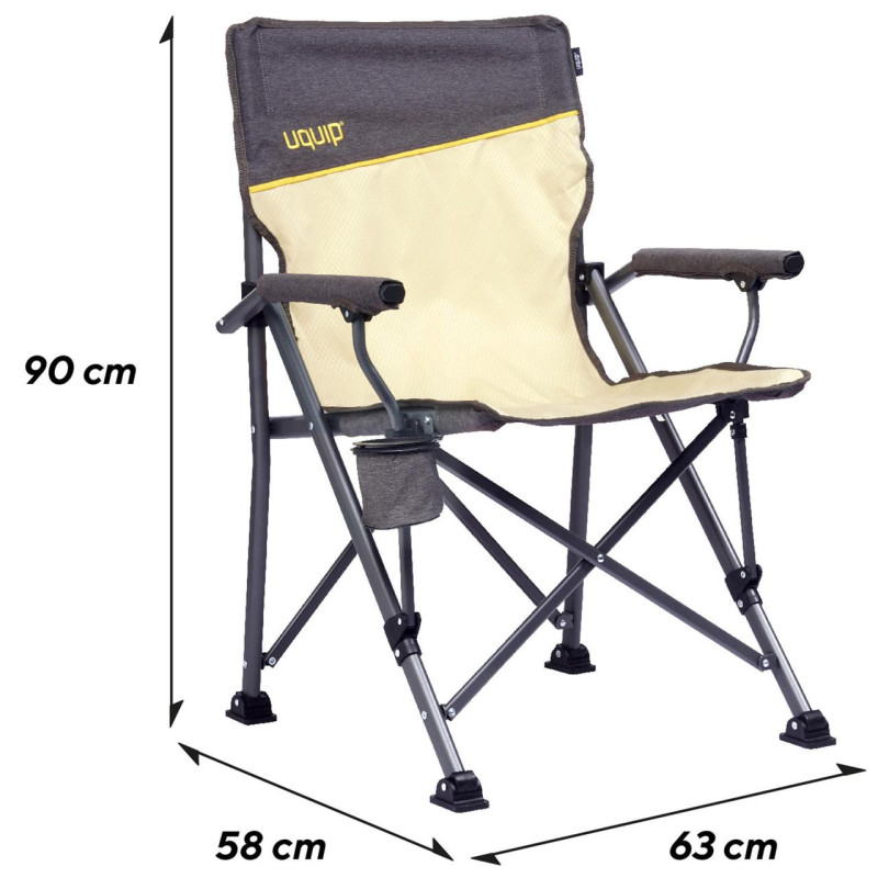 Кресло раскладное Uquip Roxy Sand/Grey (244038)