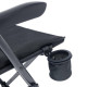 Крісло розкладне Uquip Justy XL Black (244053)