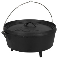 Казан з кришкою Bo-Camp Dutch Oven Cast Iron 31 cm / 5 L Black (2122410)