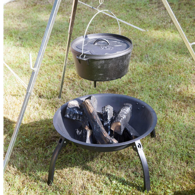 Казан з кришкою Bo-Camp Dutch Oven Cast Iron 31 cm / 7.1 L Black (2122415)