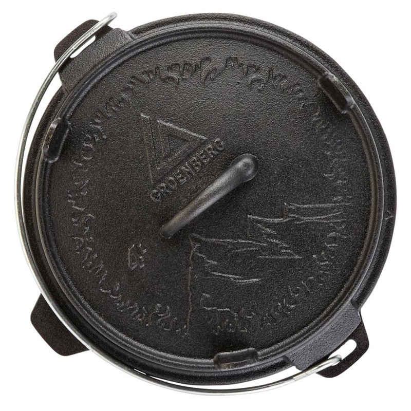 Казан з кришкою Groenberg Askja Pot 25 cm / 4 L Black (266016)