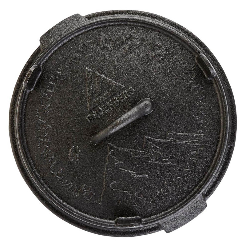 Казан з кришкою Groenberg Askja Pot 25 cm / 4 L Black (266016)