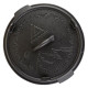 Казан з кришкою Groenberg Askja Pot 25 cm / 4 L Black (266016)