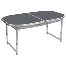 Стіл Bo-Camp Case Model Oval 150x80 cm Grey (1404399)