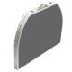 Стіл Bo-Camp Case Model Oval 150x80 cm Grey (1404399)