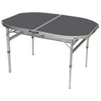 Стіл Bo-Camp Case Model Oval 120x80 cm Grey (1404415)