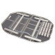 Стол Bo-Camp Case Model Oval 120x80 cm Grey (1404415)