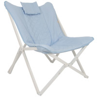 Крісло розкладне Bo-Camp Gordes L Pastel Blue (1200371)
